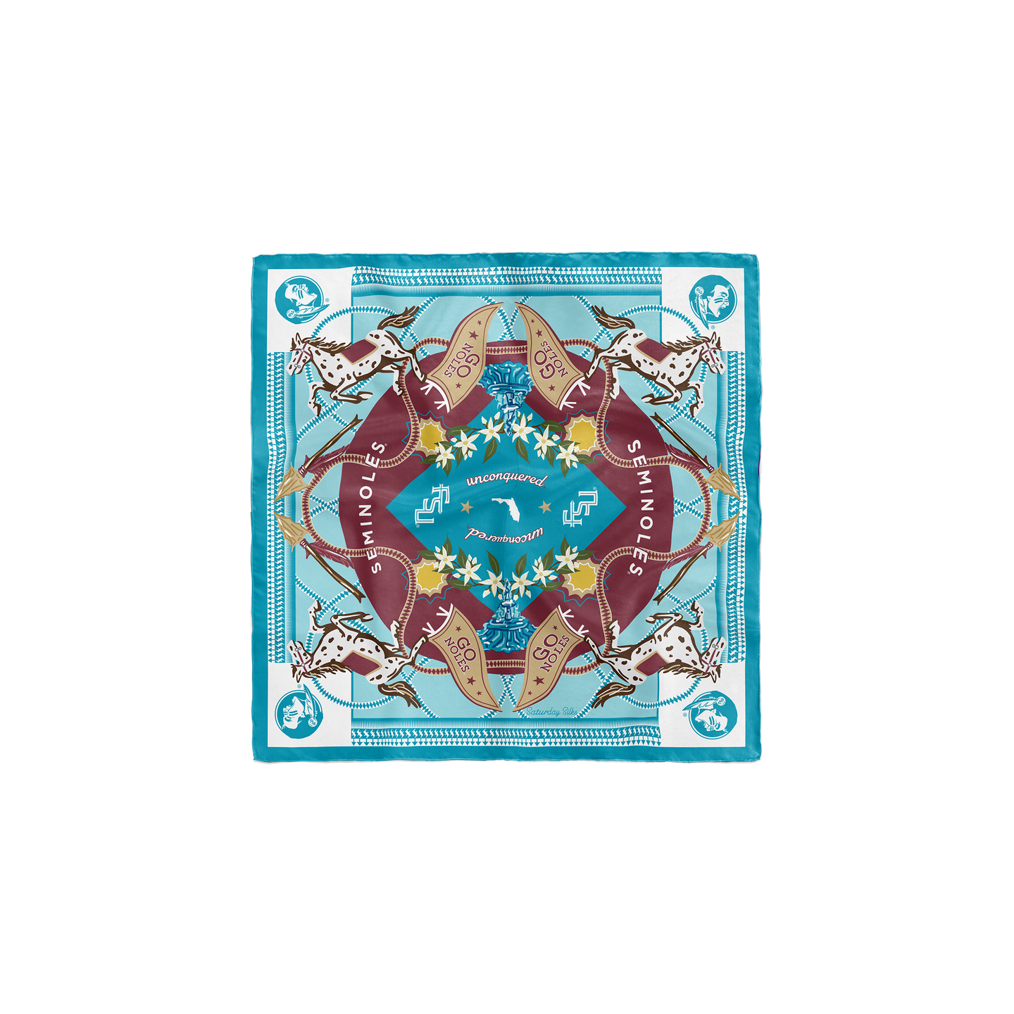 Florida State Heritage Turquoise Pocket Scarf