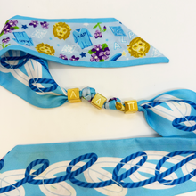 Load image into Gallery viewer, Greek Bead Skinny Scarf Slider
