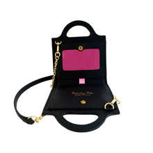Load image into Gallery viewer, Fan-Fold Leather Crossbody Wallet
