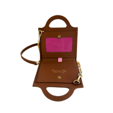 Load image into Gallery viewer, Fan-Fold Leather Crossbody Wallet
