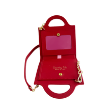 Load image into Gallery viewer, Fan-Fold Leather Crossbody Wallet
