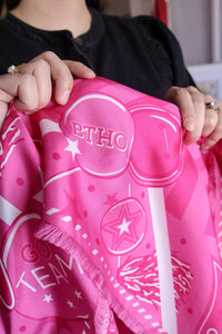 Think Pink® Fringed Spirit Scarf™