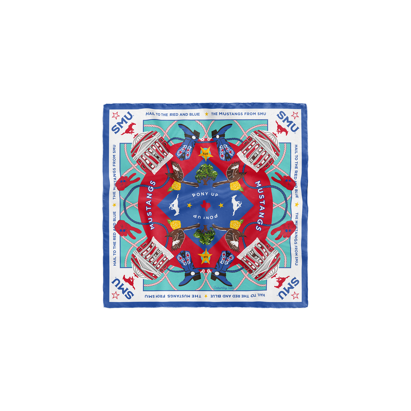 SMU Mustangs Pocket Scarf