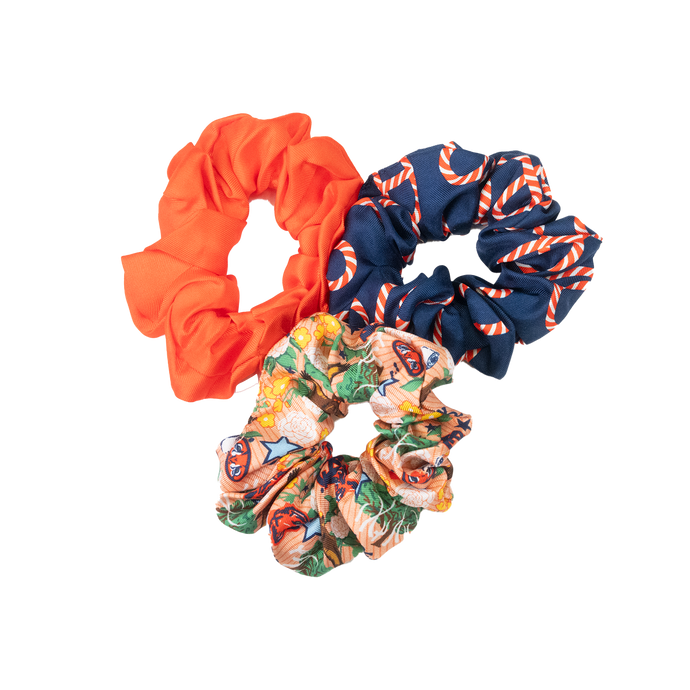 Auburn Tigers Scrunchie Set