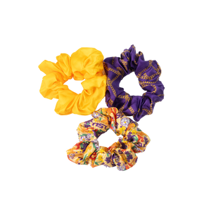 LSU Tigers Scrunchie Set