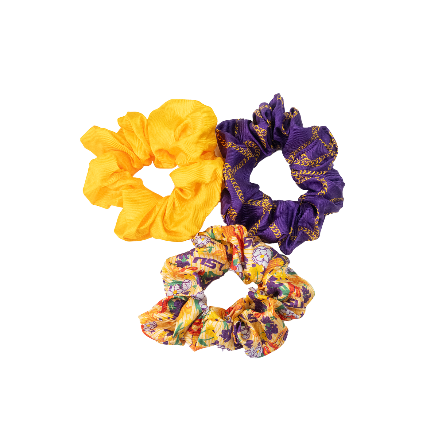 LSU Tigers Scrunchie Set