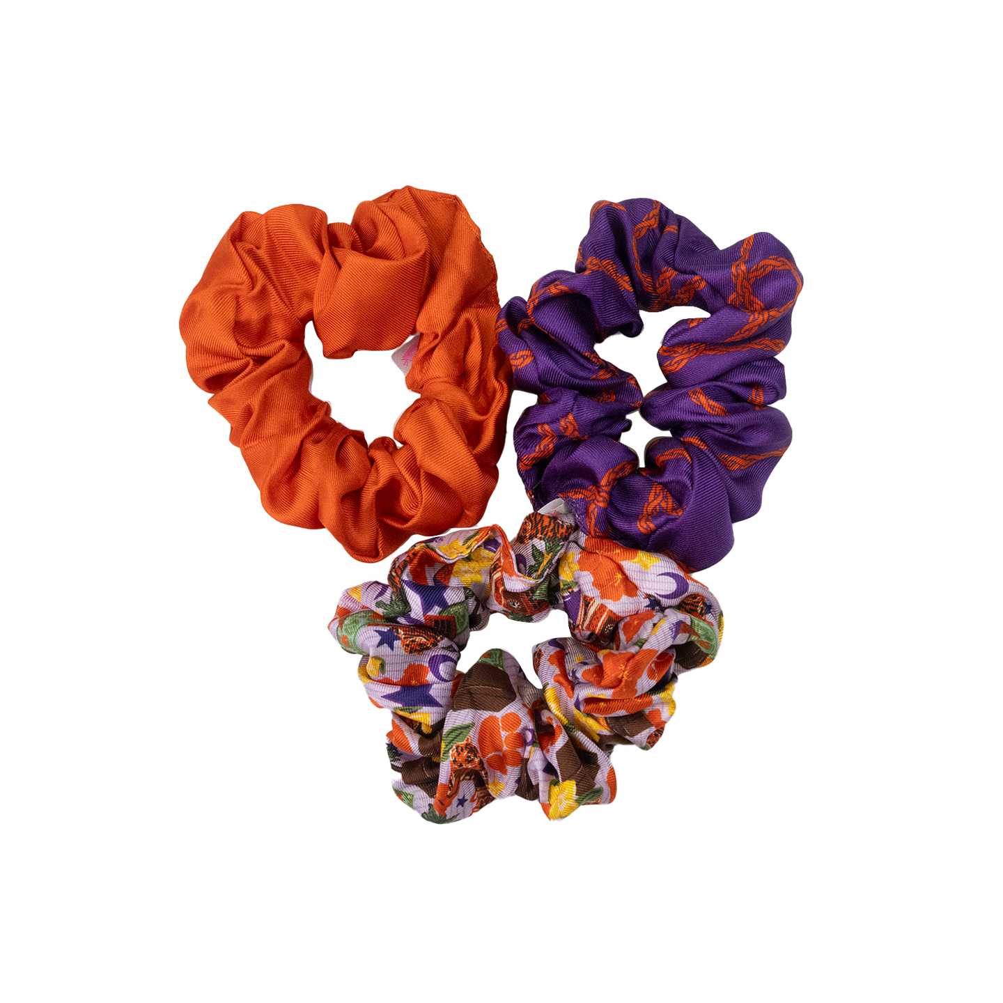 Clemson Tigers Scrunchie Set