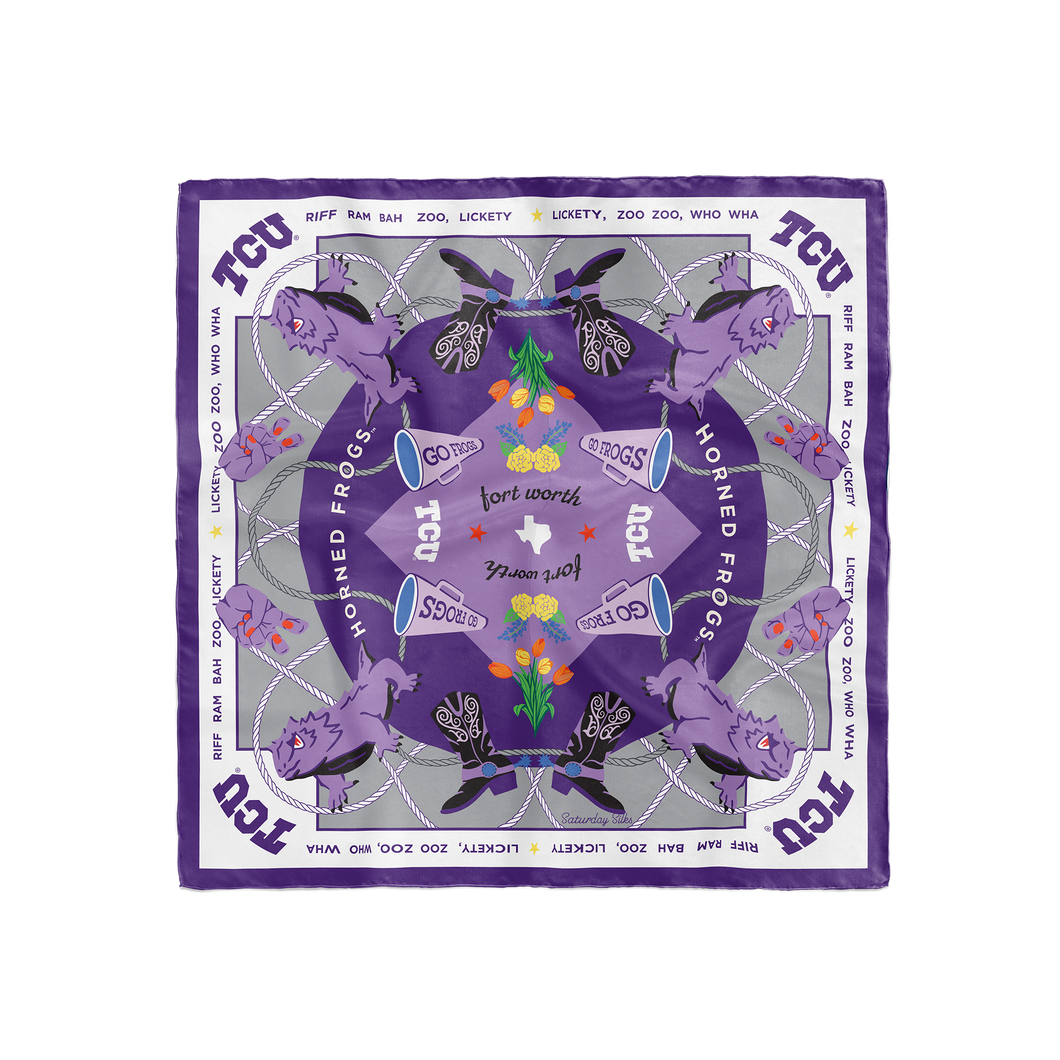 TCU Horned Frogs Pocket Scarf