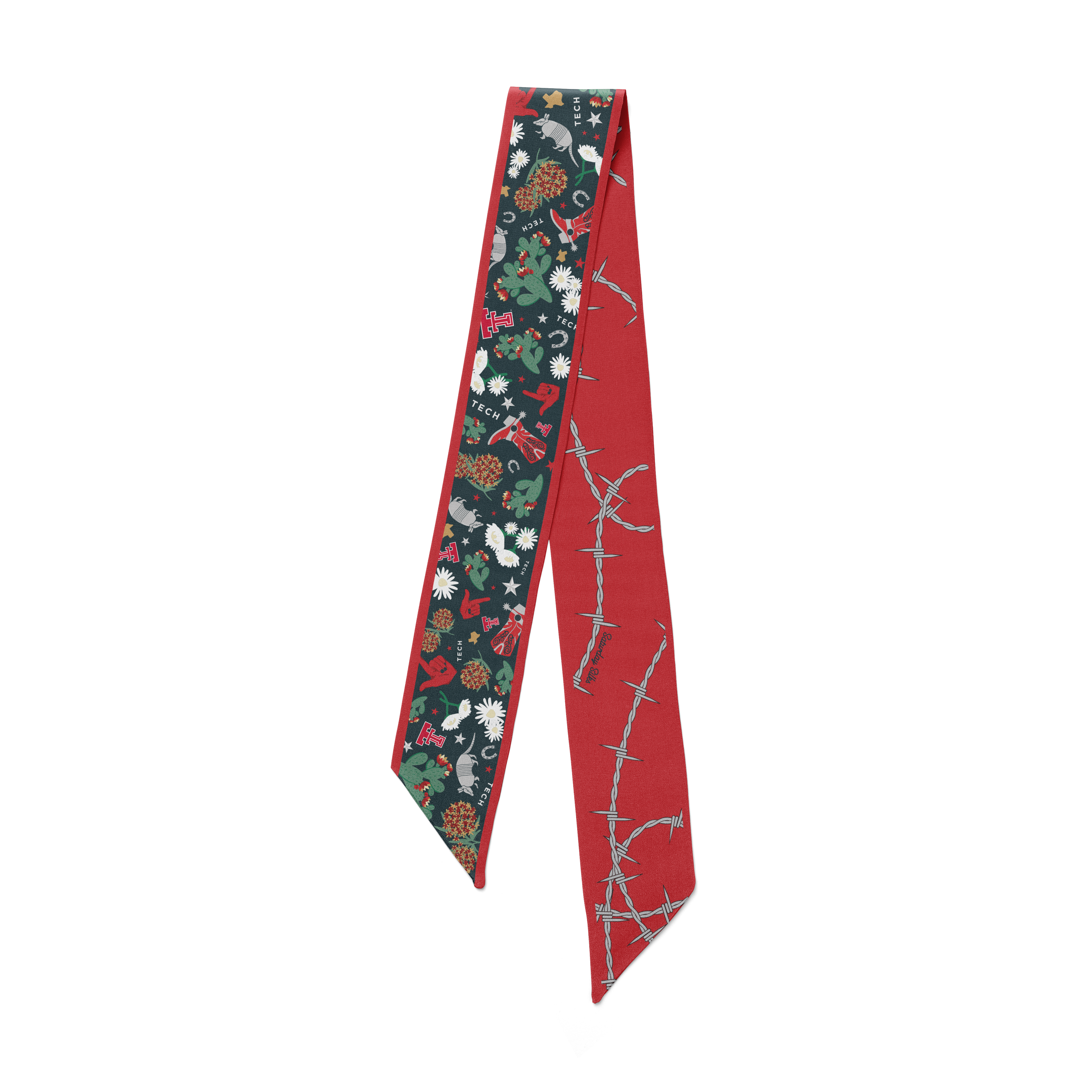 Texas Tech Red Raiders Skinny Scarf – Saturday Silks