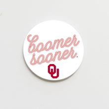 Load image into Gallery viewer, University of Oklahoma game day button
