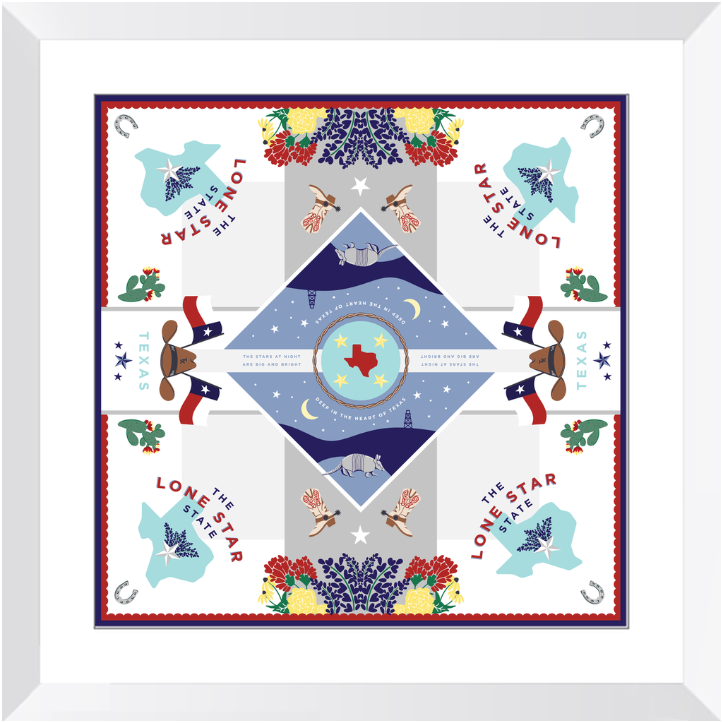 Lone Star State Framed Print Art