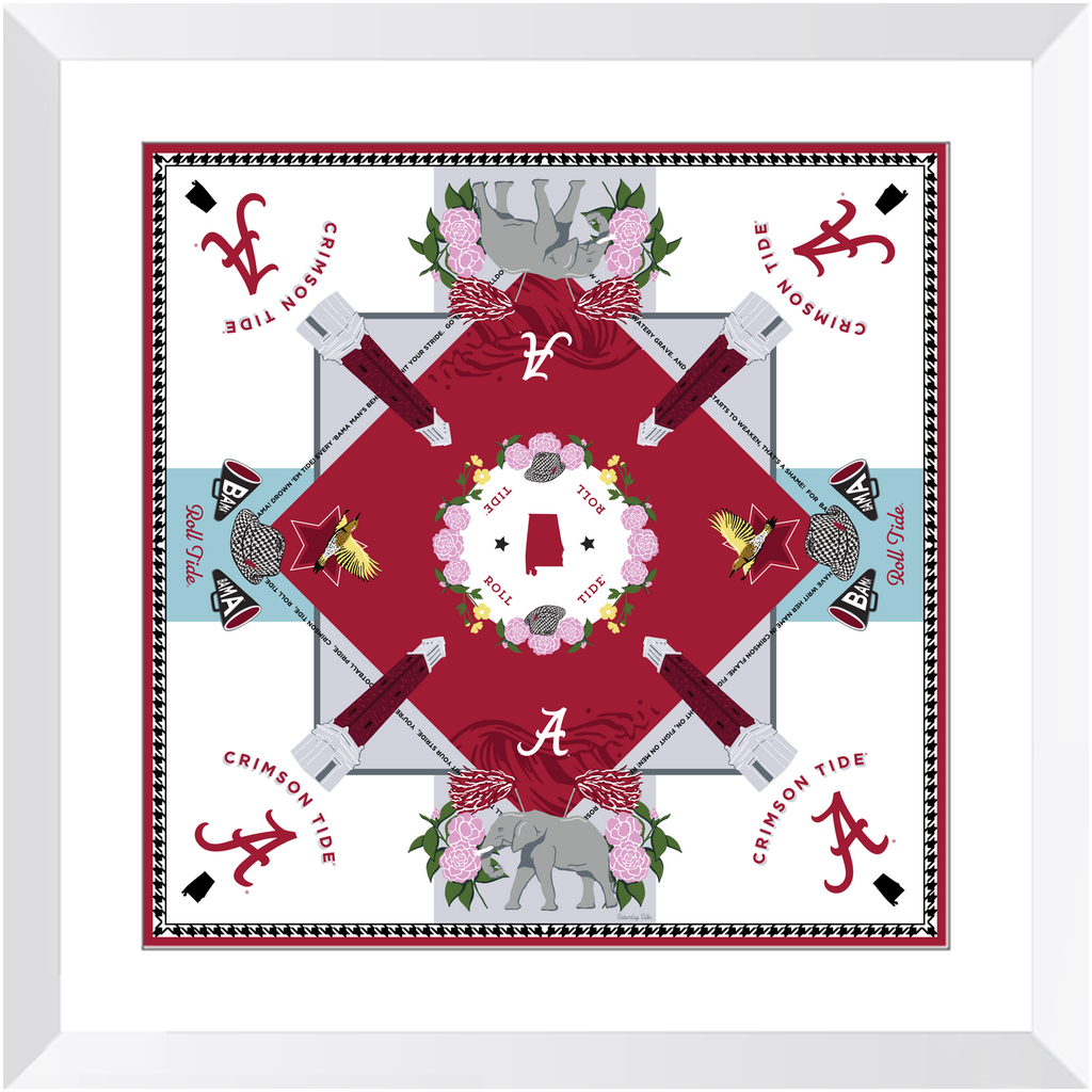 Alabama Crimson Tide Framed Print Art