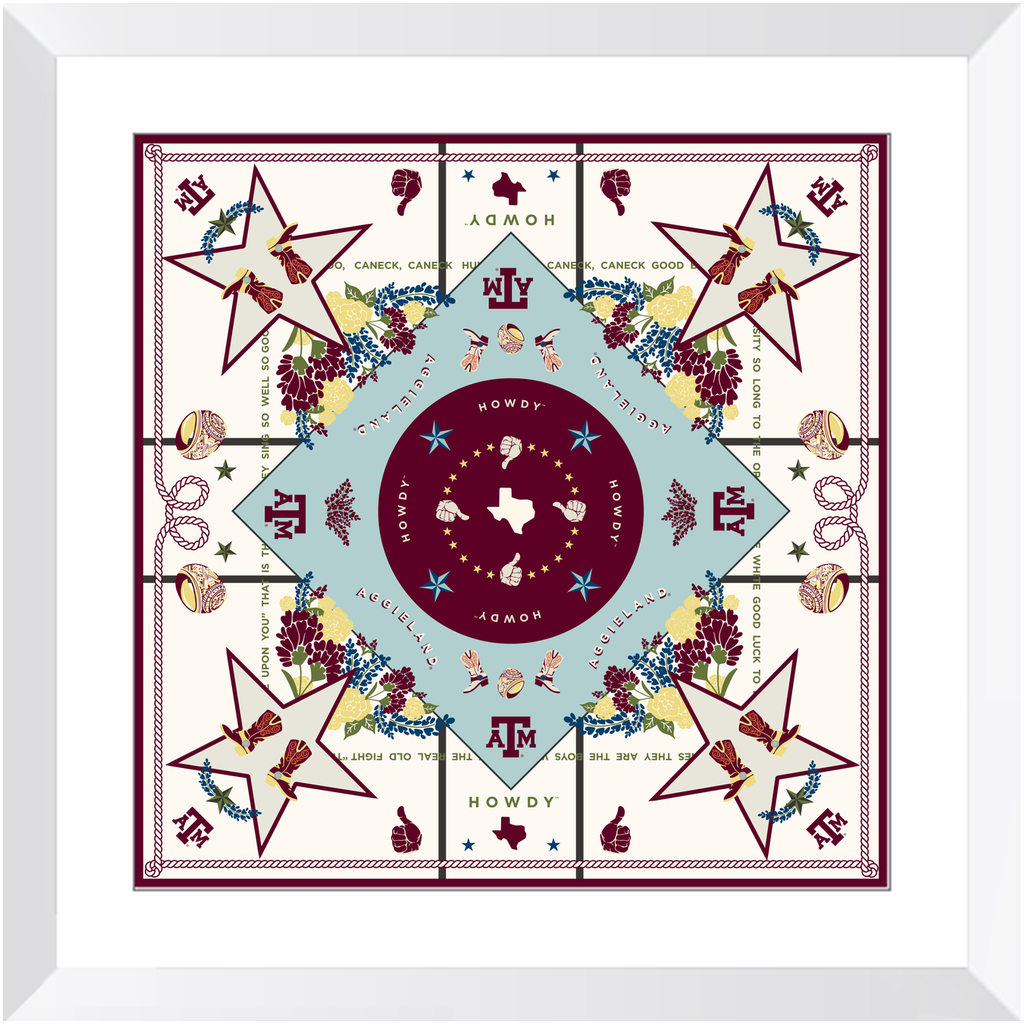 Texas A&M Aggies Framed Print Art