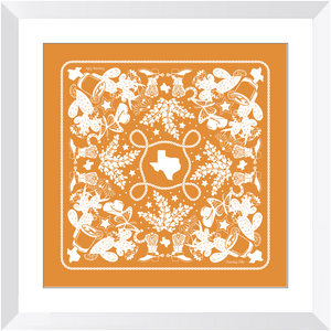 Texas Sun Framed Print Art - Indian Paintbrush