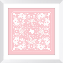 Load image into Gallery viewer, Texas Sun Framed Print Bandana Art - Pink Lady
