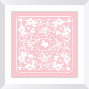 Texas Sun Framed Print Art - Pink Lady