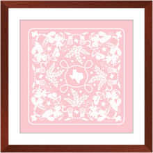 Load image into Gallery viewer, Texas Sun Framed Print Bandana Art - Pink Lady
