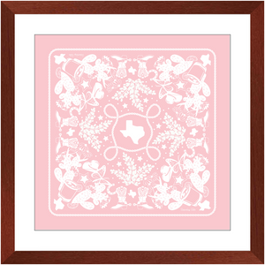 Texas Sun Framed Print Art - Pink Lady