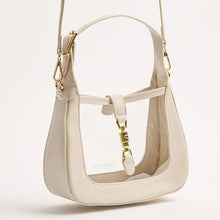 Load image into Gallery viewer, Paige Piston Lock Clear Crossbody Bag
