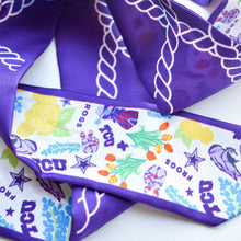 Load image into Gallery viewer, TCU Horned Frogs Twilly Scarf
