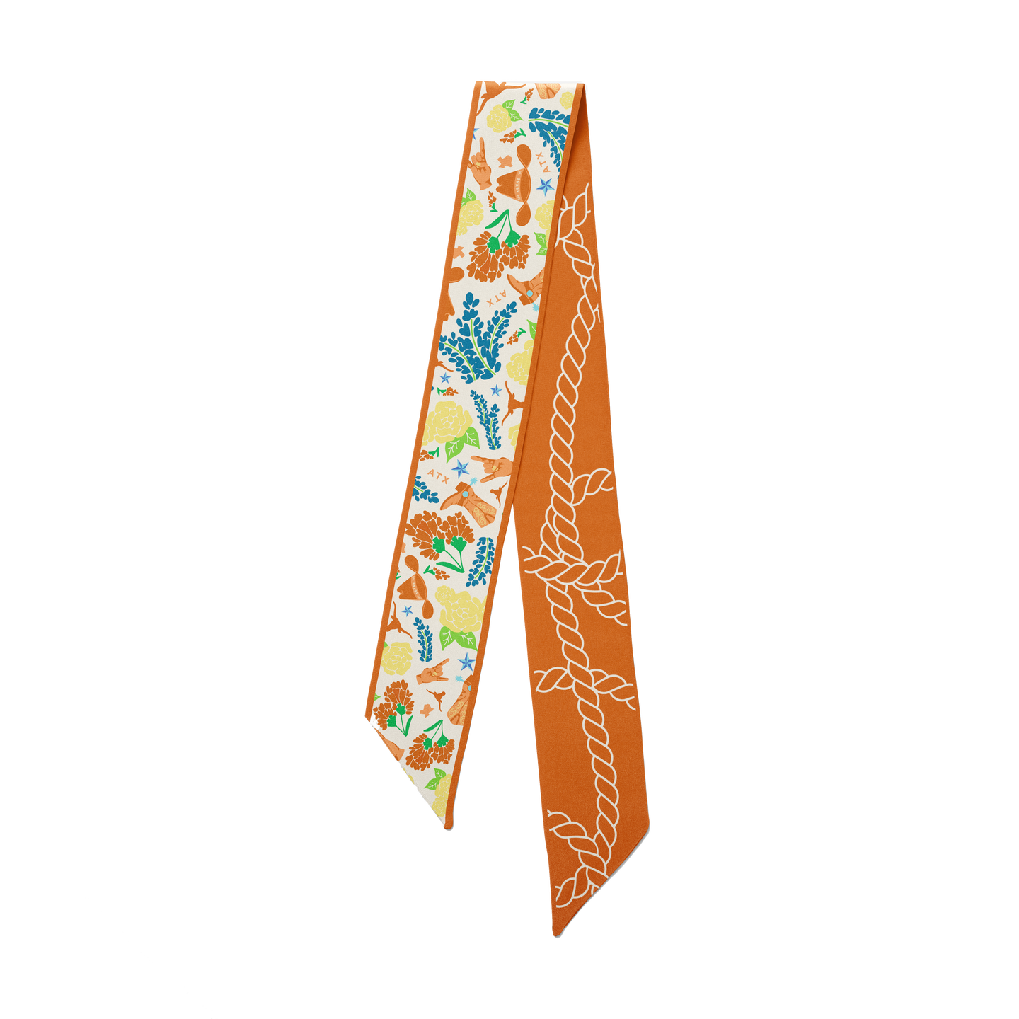 Texas Longhorns Skinny Scarf